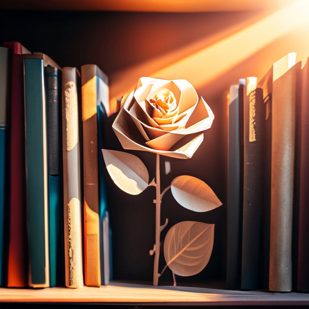 🏵️ Unfold this time ❤️‍🩹
"You take the fire and fold it
into a paper rose
and then you let it on a shelf"
[...]